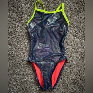 Finals practice oil slick swimsuit youth size 24